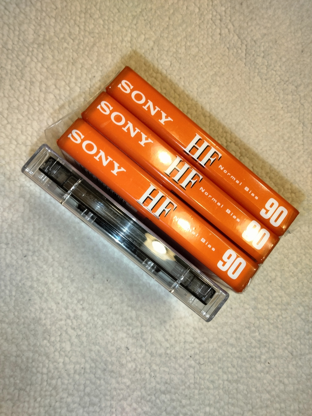 Sony HF 90 Audio Cassette Tape - 4 Pack